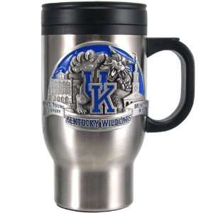  Kentucky Wildcats Stainless Steel Travel Mug Sports 