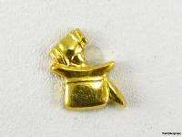 PAST MASTER   14k Gold Masonic Top Hat Gavel Lapel PIN  