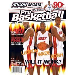   Miami Heat Athlon Pro Basketball Annual Magazine