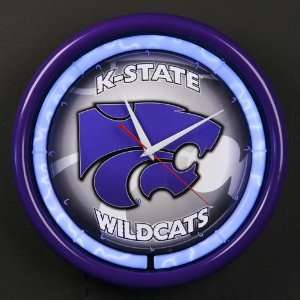 Kansas State Wildcats Plasma Wall Clock 