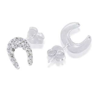 70 gms Silver Ferido Crystal Earring (LVE 15 W)  