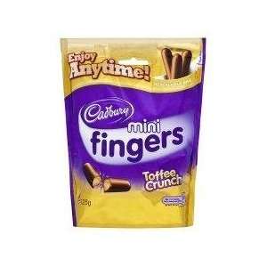 Cadburys Mini Toffee Crunch Fingers Pouch 125 Gram   Pack of 6