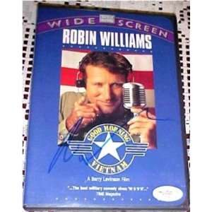 Robin Williams Signed Good Morning Vietnam DVD JSA CERT   Sports 