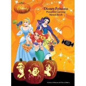   Magic Group Disney Princess Deluxe Pumpkin Carving Stencil Book Toys