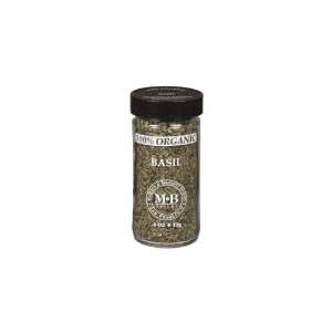 Morton & Bassett Organic Basil (Economy Case Pack) .4 Oz Jar (Pack of 