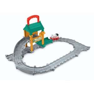   The Train Take n Play Sodor Steamworks Repair Shed Toys & Games