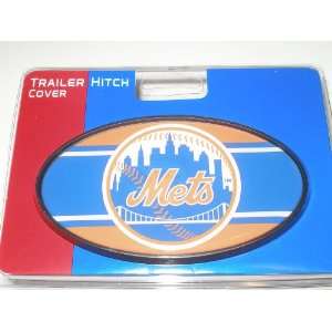  New York Mets Plastic Trailer Hitch Cover Sports 