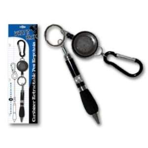  Write Back Carabiner Retractable Pen Keychain Case Pack 72 