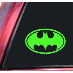 Batman Bat Symbol Vinyl Decal Sticker   Lime Green