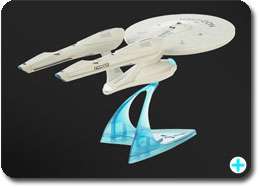 This model of the Starship Enterprise makes a fine addition to any 