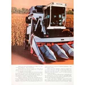  1976 Ad Allis Chalmers Combine Tractor Farming Milwaukee Wisconsin 