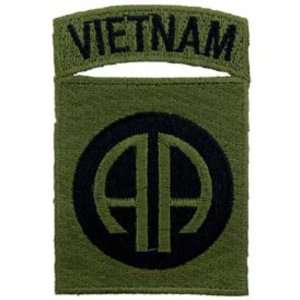  Vietnam 82nd Airborne Patch Green 3 Patio, Lawn & Garden