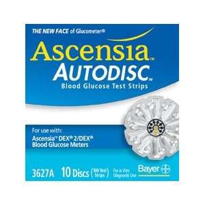  ASCENSIA AutoDisc Blood Glucose Test Cartridges (Box 