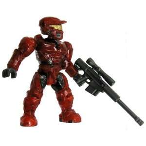 Halo Mega Bloks LOOSE Mini Figure Red Spartan Featuring 8 