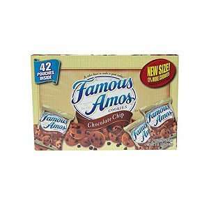 Famous Amos Chocolate Chip Cookies 42 Count, 2 Ounce Package