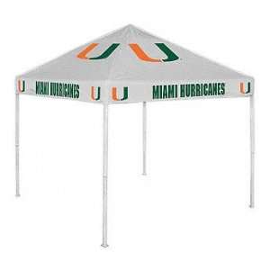  Miami Hurricanes White Tailgate Tent