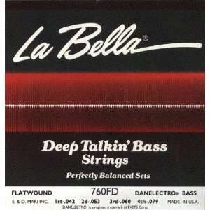  La Bella Electric Bass Guitar Danelectro .042   .079 