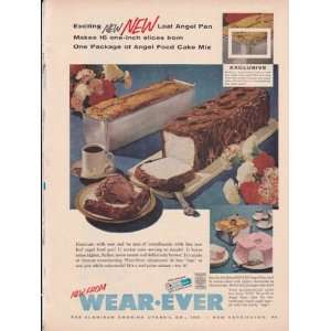  Wear Ever Loaf Angel Pan Baking Pan 1957 Original Vintage 