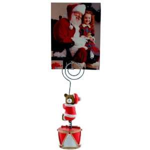   Mini Santa Bear Photo Clip Stand Embroidery Blanks