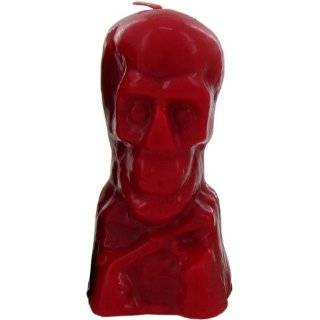 Skull Candle in Red by Chango