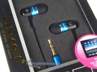 AWEI Q3 headphones earphone earbuds for iPhone 3G 4   