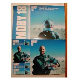  Moby 2 sided poster and sticker 