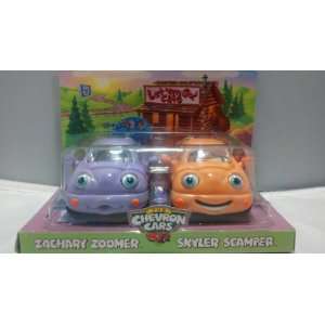  The Chevron Cars Zachary Zoomer & Skyler Scamper Toys 