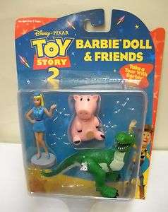 1906 NRFC Toy Story 2 Barbie & Friends Figure Set Hamm, Rex, Tour 