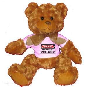  OF THE ATTACK QUAKER Plush Teddy Bear with WHITE T Shirt Toys & Games