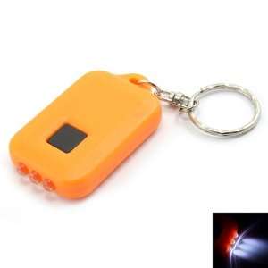   Power 3 LED Flashlight Torch with Key Chain Orange