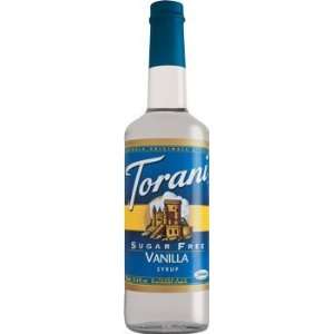Torani Sugar Free Vanilla Syrup with Splenda, 750mL  