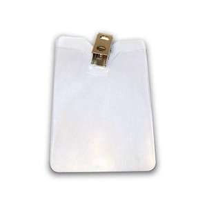 Badge Holder Vertical Top Load with Clip   Credit Card Size , 2.5625 