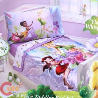 Disney Tinkerbell Fairies Baby Toddler Bedding Set 4pc 1