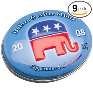 Before & After Mints, Peppermint & Cinnamon Political Elephant, 0.6 