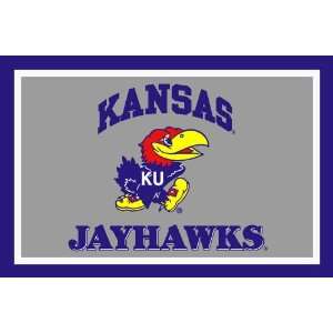  Kansas Jayhawks 4 x 6 Area Rug
