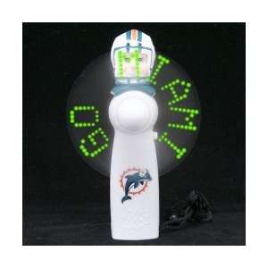 Miami Dolphins White Light up Player Fan  Sports 
