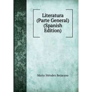   (Parte General) (Spanish Edition) Mario MÃ©ndez Bejarano Books