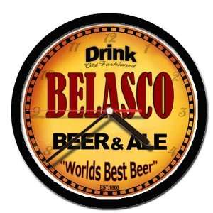  BELASCO beer and ale cerveza wall clock 