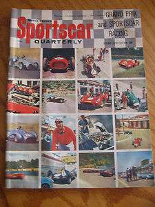 Spring 1959 Motor Trends Sportscar Quarterly Magazine Grand Prix 