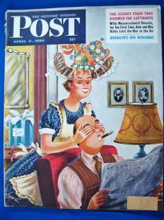 Vintage April 8, 1950 The Saturday Evening Post  