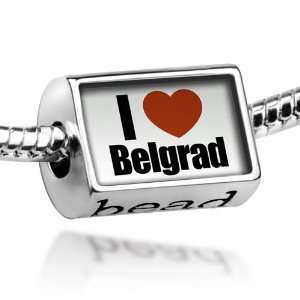  Beads I Love Belgrade region Serbia   Pandora Charm 