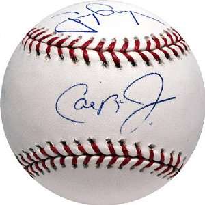  Tony Gwynn and Cal Ripken Jr. Autographed MLB Baseball 