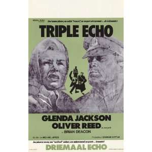  Triple Echo Poster Movie Belgian 11x17 Glenda Jackson 