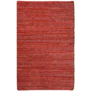  Red Leather Matador 8x10 Rug with 