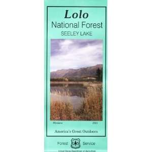  Lolo National Forest Map (Seeley Lake)   Waterproof 