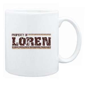  New  Property Of Loren Retro  Mug Name