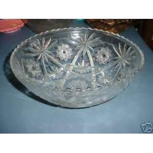    Large American Prescut Bowl by Anchor Hocking 