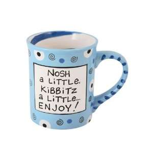  Our Name Is Mud by Lorrie Veasey Nosh Blue Mug, 4 1/2 