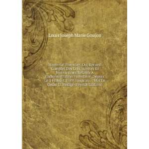   Et RÃ©digÃ© (French Edition) Louis Joseph Marie Goujon Books