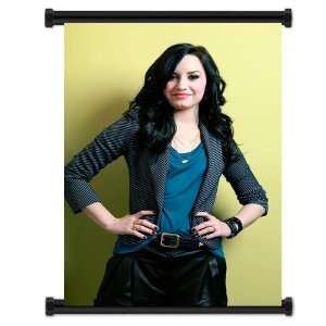  Demi Lovato Cute Pop Star Fabric Wall Scroll Poster (16 x 